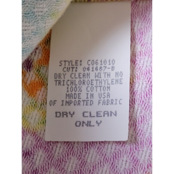 CANVASBACKS Vintage Women’s Blazer Jacket Size 6 Bright Vibrant Made In The USA - Picture 7 of 7